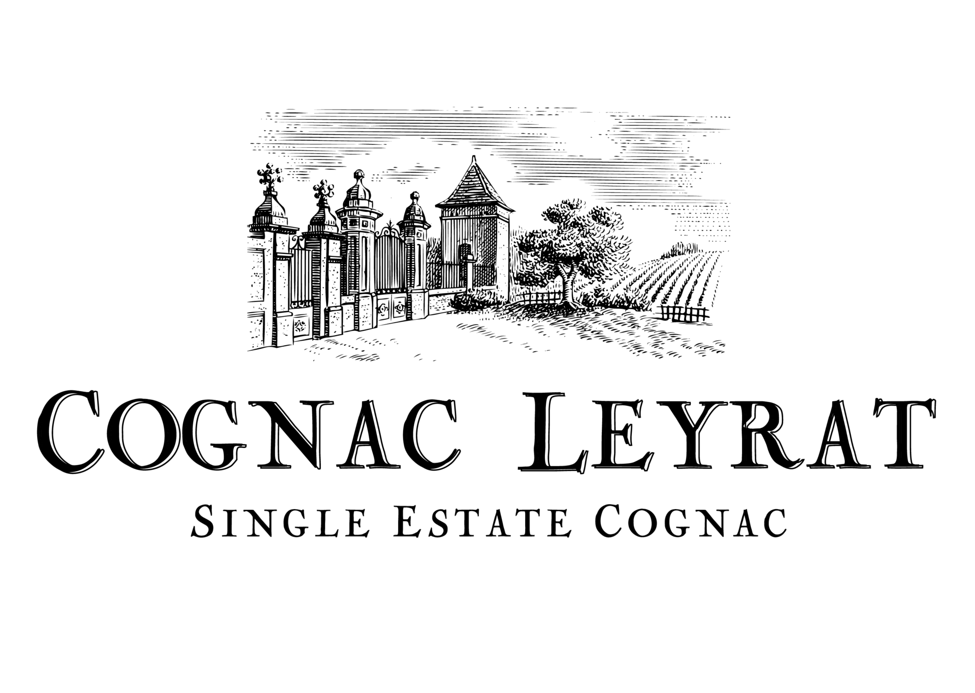 Leyrat Single Estate Cognac Logo Black